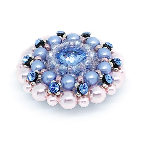 Брошь Ducharme Space Infinity Blue Sky Rose-1
